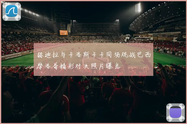 赫迪拉与卡洛斯卡卡同场观战巴西摩洛哥精彩对决照片曝光