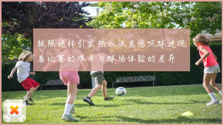 极限逆转引发热议沃克感叹球迷观看比赛的艰辛与球场体验的差异