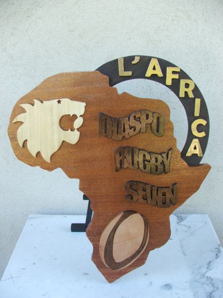 Trophée rugby forme Afrique